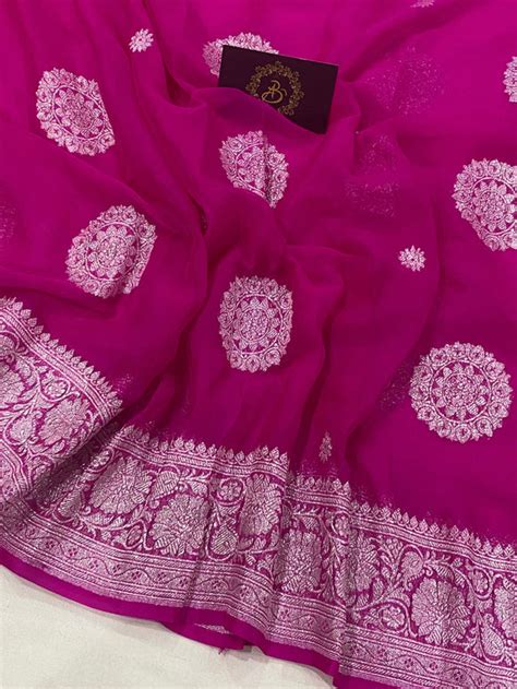 Chiffon Sarees - Aura Benaras