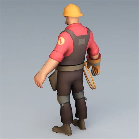 Engineer TF2 3D Model 的图像结果