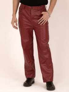 Leather Pants Men - Buy Leather Pants Men online at Best Prices in ...