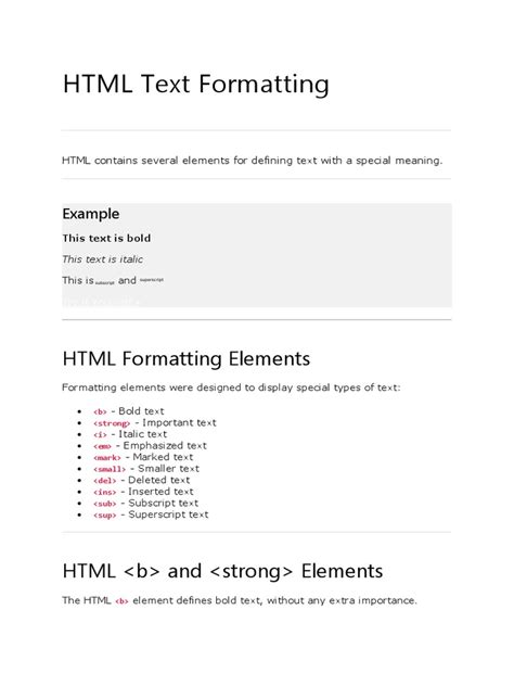 Image result for Converted Formatting Text to HTML