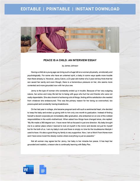 Interview Essay Sample 的图像结果