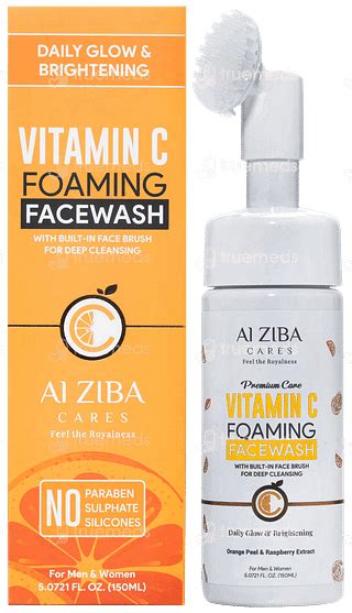 Al Ziba Cares Vitamin C Foaming Face Wash 150ml - Uses, Side Effects ...