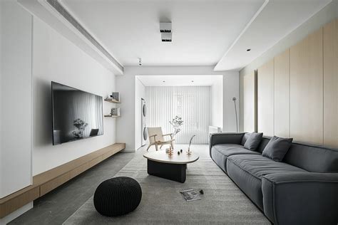 现代简约二居室75平米7万-海淀路小区装修案例-北京房天下家居装修网