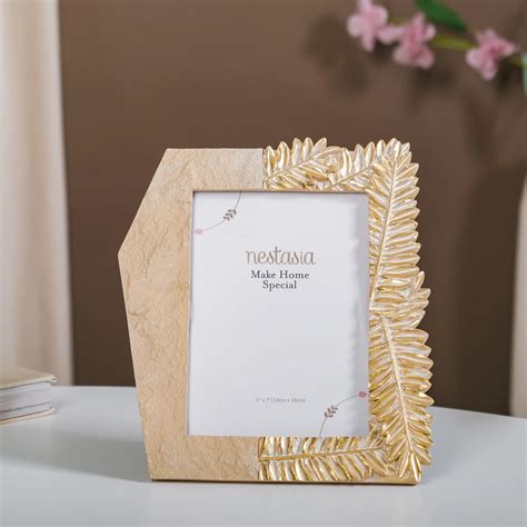 Fern Designer Photo Frame Gold 9"x7.5" Online - Premium Photo Frame ...