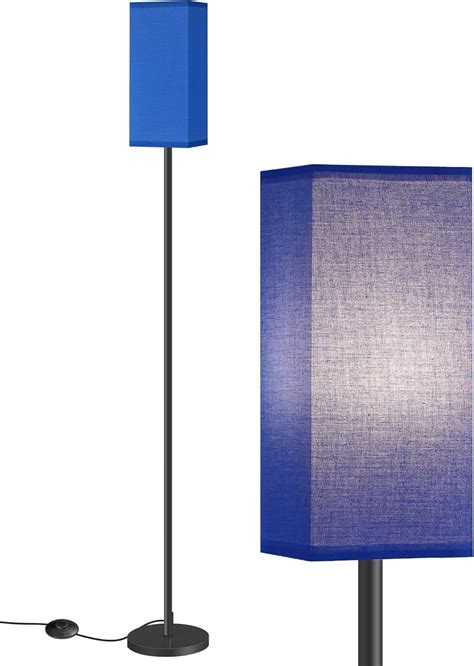 Floor Lamp with Foot Switch, Modern Minimalist Standing Lamp Shade ...
