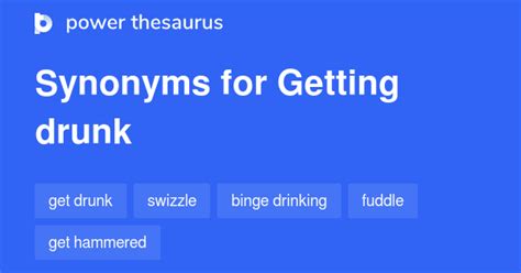 Getting Drunk synonyms - 153 Words and Phrases for Getting Drunk