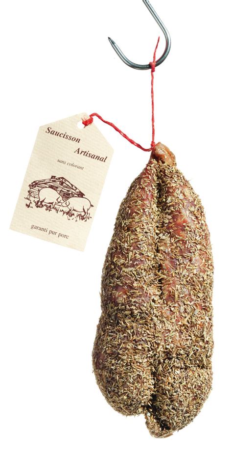 Saucisson pur porc aux herbes, Salami mit Kräutern, Pelizzari, ca. 400 ...