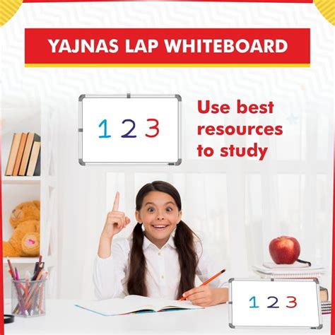SHELFKING Non-Magnetic 1X1.5 Feets Double Sided White Board ...