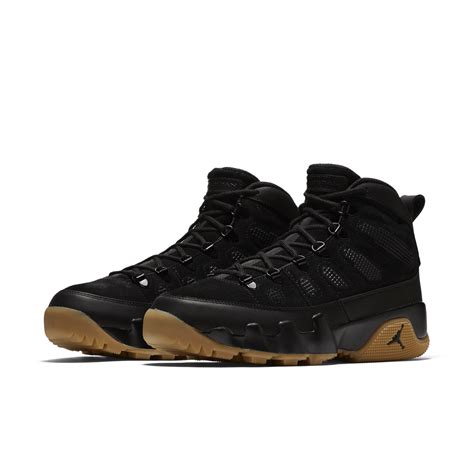 Air Jordan 9 Retro Boot 'Black and Gum Light Brown' (AR4491-025 ...