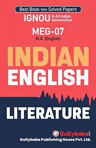 Buy IGNOU MEG-07 - Indian English Literature, Latest Help Book Edition ...