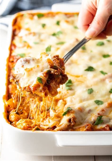 Baked Ziti Recipe With Ricotta No Meat | Deporecipe.co