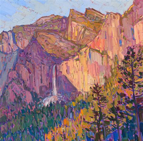 Yosemite Vista - Contemporary Impressionism Paintings by Erin Hanson