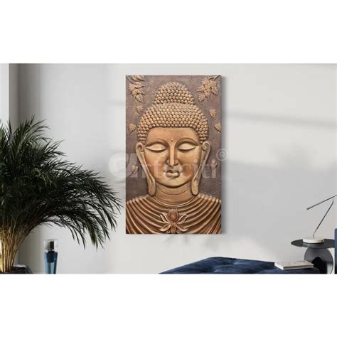 Buy Large size Calm and Peaceful Buddha 3D Relief Mural Online - Artociti