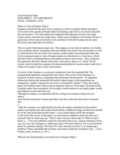 Line of inquiry paper | DOCX