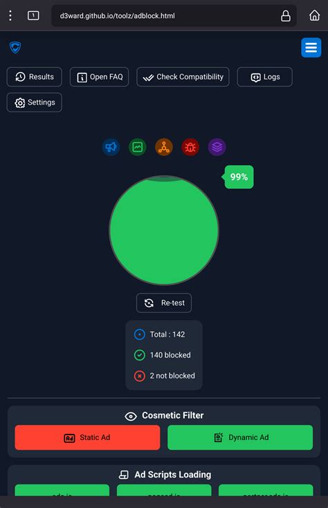 how do I score a 100 on d3ward ad blocker test? : r/Adblock