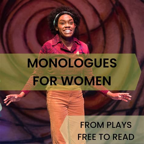 Free Monologues for Women, Men, and Non-Binary Performers