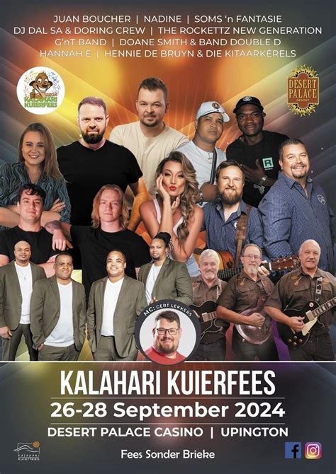 Kalahari Kuierfees 2024, Desert Palace Hotel and Casino Resort ...