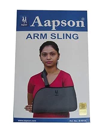 Buy Aapson Arm Sling Grey Ideal support for soft tissue, bone and ...