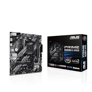 Amazon.in: Buy ASUS Prime B550M-K ARGB AMD B550 (Ryzen AM4) mATX ...