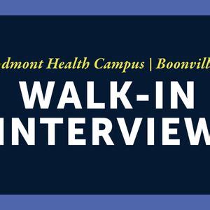 Walk-in Wednesday Open Interviews, 1325 N Rockport Rd, Boonville, IN ...