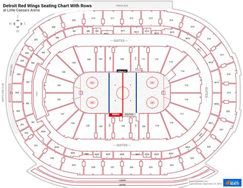 Little Caesars Arena Seating Map | Cabinets Matttroy