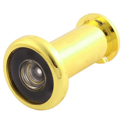 KCHOICE® Peephole Wide Angle Lens Door Viewer 180 Degree Gold Tone ...