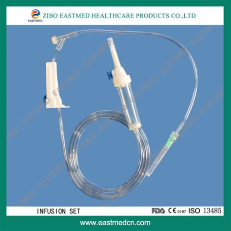 China Disposable Infusion Set with Y Site IV Flow Regulator - China ...