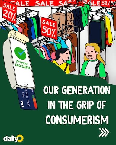 What consumerism looks like for our generation