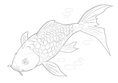 Coloring Pages Of Koi Fish at sascalledblog Blog