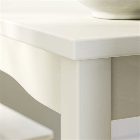 HAUGA table, white/birch veneer, 118x74 cm (461/2x291/8") - IKEA