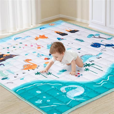 Amazon.com : MEM Playpen Mat 50" X 50" Baby Play Mat, Thicken One-Piece ...
