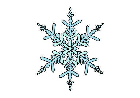 Snowflake Pencil Drawing