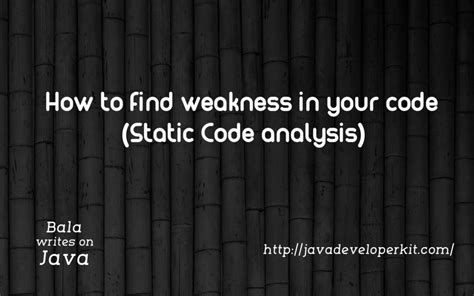 Java Static Code Analysis 的图像结果