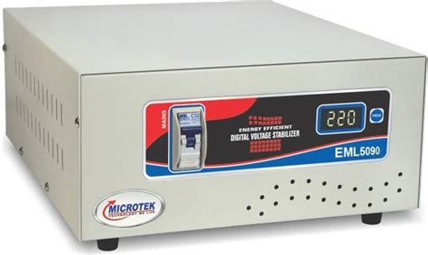 Microtek EML-5090 Voltage Stabilizer Price in India - Buy Microtek EML ...