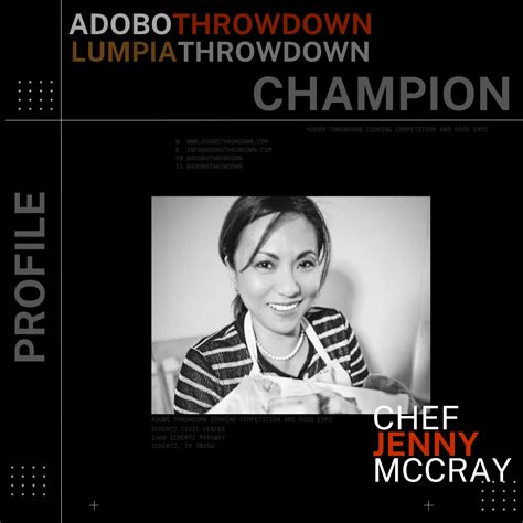 Chef Jenny McCray's Culinary Journey: Triumph at Adobo Throwdown ...