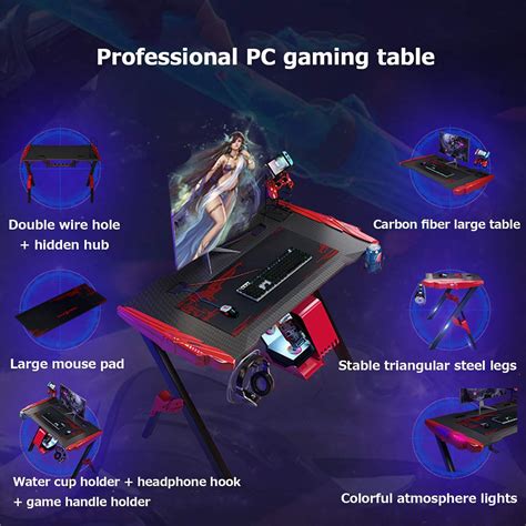 Large PC Gaming Desk Home Office Computer Desks, India | Ubuy