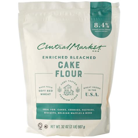Central Market Enriched Bleached Cake Flour, 2 lbs | Central Market ...