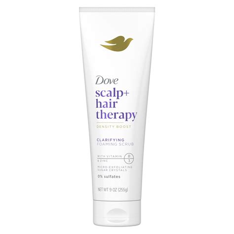 Dove Scalp + Hair Therapy Density Boost Clarifying Foaming Scalp Scrub ...
