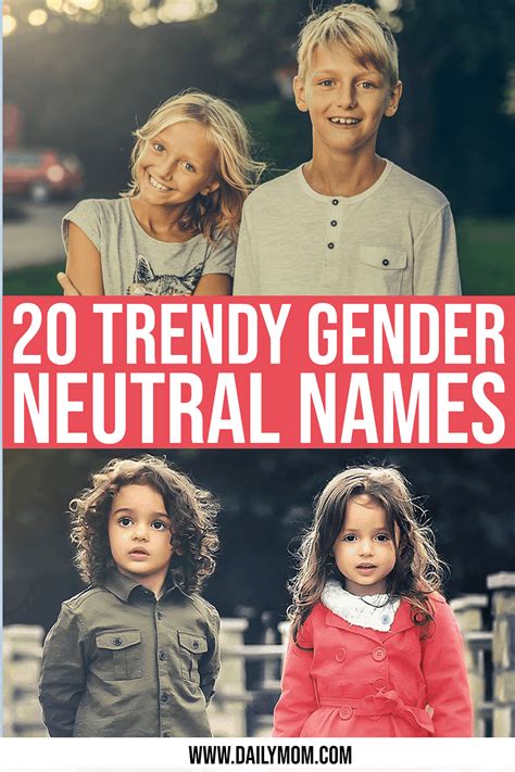 20 Trendy Gender Neutral Names - Baby Heath and Care Advice and Tips
