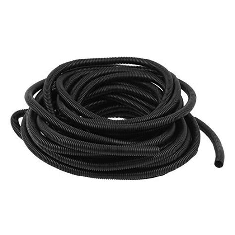 Alcoa Prime15M 10mm Black PVC Flexible Corrugated Tubing Hose Cable ...