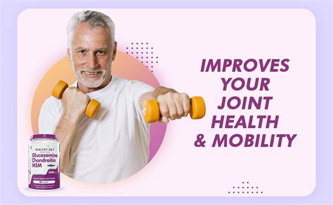 HealthyHey Nutrition Double Strength Glucosamine Chondroitin and MSM ...