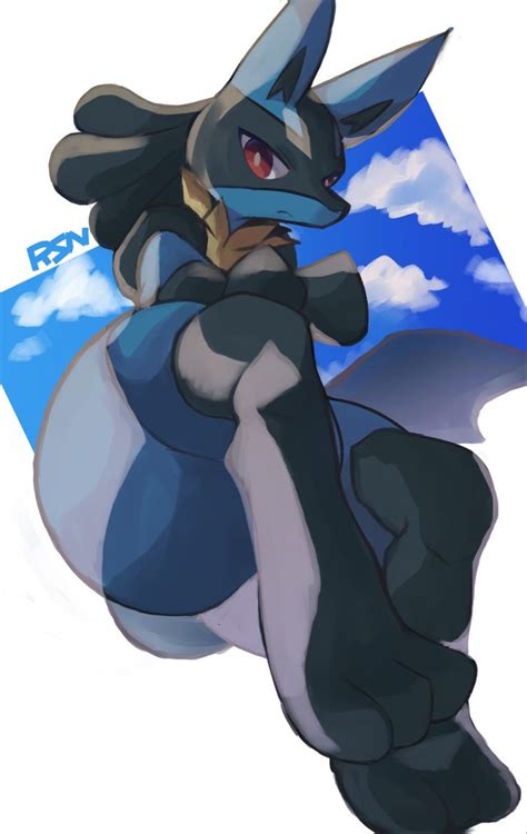 Art by RSN_07 | Lucario pokemon, Pokemon personajes, Arte pokemon