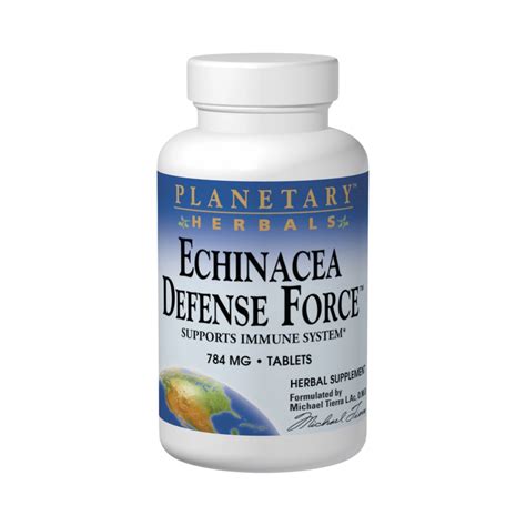 Planetary Herbals, Echinacea Defense Force, 42 Tablets – Maple Herbs
