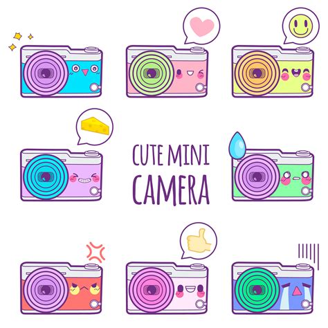 Cute Camera Sticker PNG 的图像结果