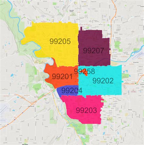 Zip Codes in Spokane