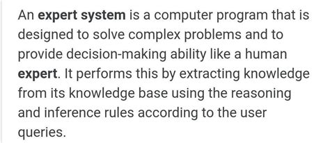 Write short note on Robotics and Expert System domain. - Brainly.in