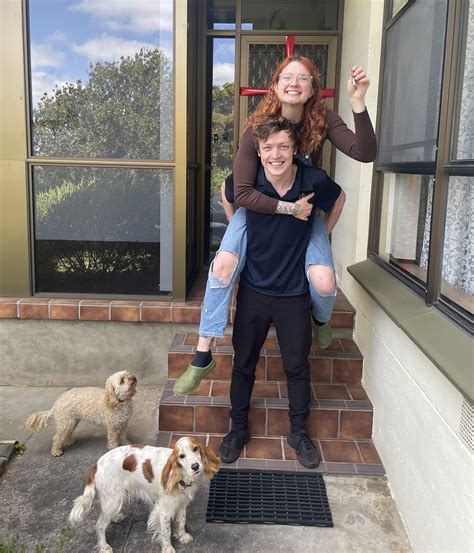 Aengus Drake-Harris Gemma and Dogs – cropped – Alumni stories