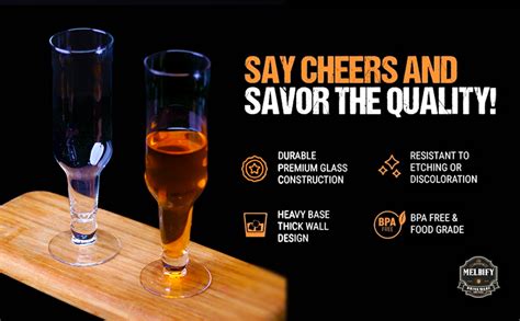 Buy Melbify Inverted Beer Bottle Glass | Set of 2 | 300 ml| Unique ...