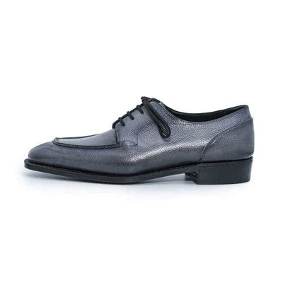 Moc Toe Derby – Slate Grey with Raised Stitch Detailing – Modesh Rigal