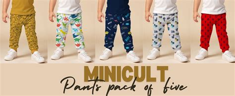 Buy minicult Cotton Regular Pyjama with Bright Colors and Fun All Over ...